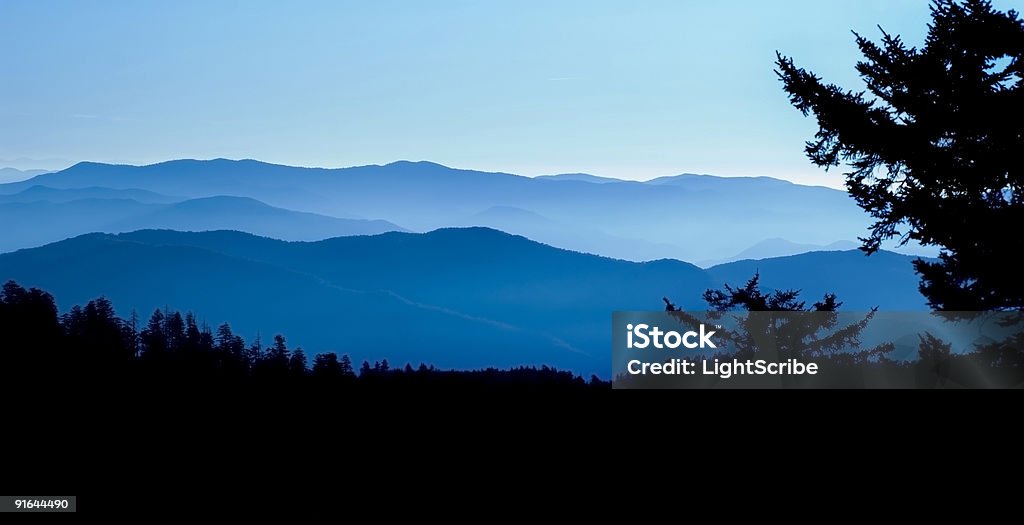 Great Smoky Mountains) 의 웅장한 국립 공원 빠삐용 - 로열티 프리 겨울 스톡 사진