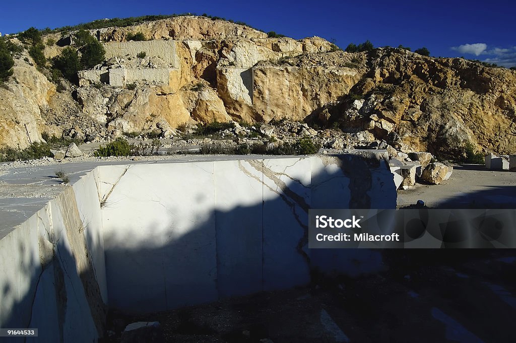 大理石のクォーリー - カラー画像のロイヤリティフリーストックフォト
