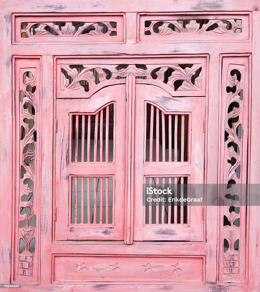 Indonesian window  Apartment Stock Photo