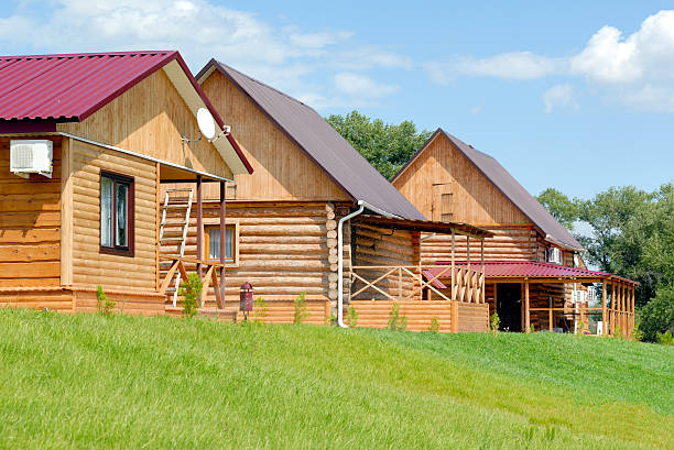 istock The wooden houses 91644709