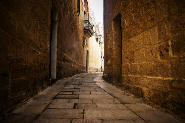 istock Historic Road in Malta 916459146