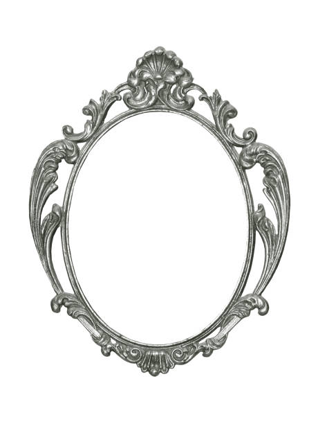 istock beautiful vintage silver mirror and frame, photo, image. 916461384