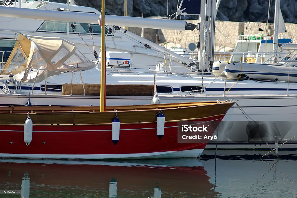 Barca da pesca Gozzo - Foto stock royalty-free di Abitacolo