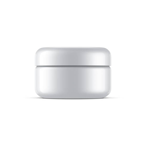 Small Plastic Jar Mockup for cosmetic, cream package