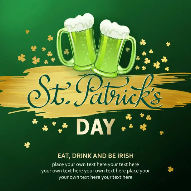 Vector illustration of St. Patrick's Day Beer Festival