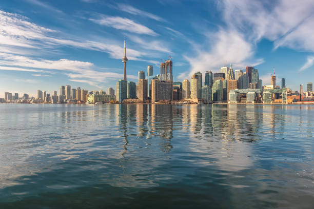 istock Toronto Skyline at sunny day 916464434