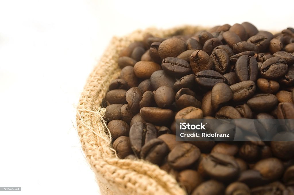 Saco de grãos de café - Royalty-free Aniagem de Cânhamo Foto de stock