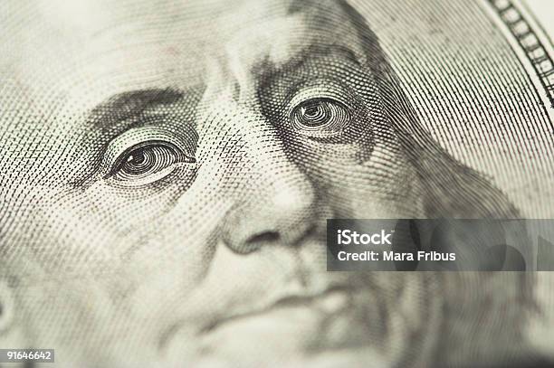 Benjamin Franklin Stock Photo - Download Image Now - American One Hundred Dollar Bill, Backgrounds, Banking