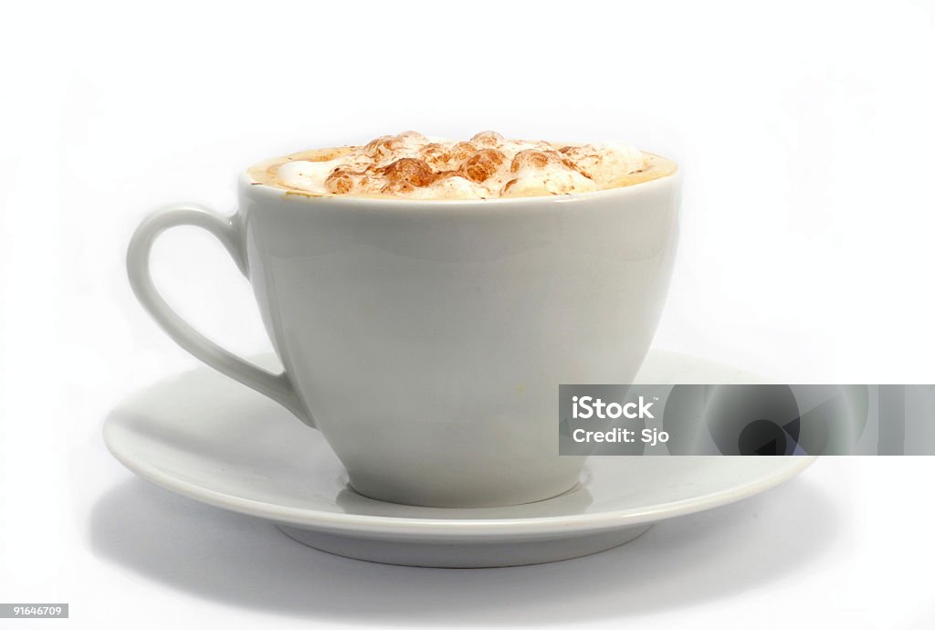 Tazza di Cappuccino - Foto stock royalty-free di Beige