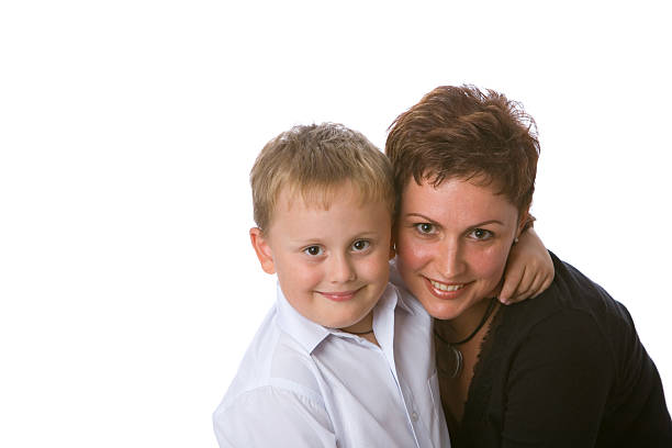 istock Happy mother and son 91646783