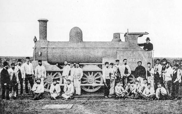Engine made in 25 hours on 6th February 1893 with workmen
