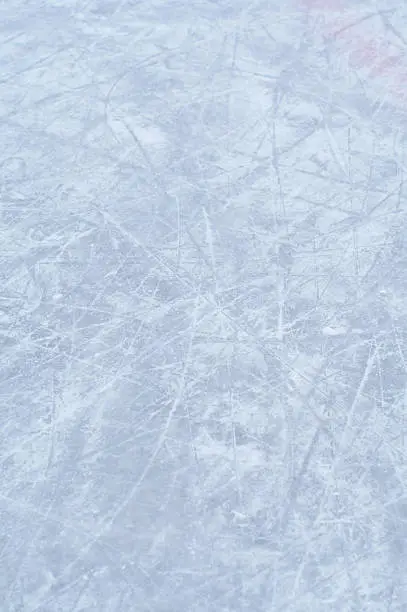 ice background for skating and hockey - shallow dof focus in the middle 