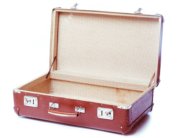 old suitcase  suitcase luggage old fashioned obsolete stock pictures, royalty-free photos & images