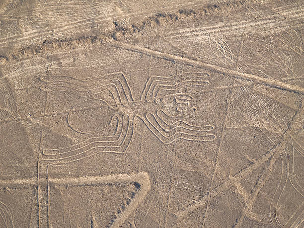 rysunki z nazca peruwiańska desert - floating of ice zdjęcia i obrazy z banku zdjęć