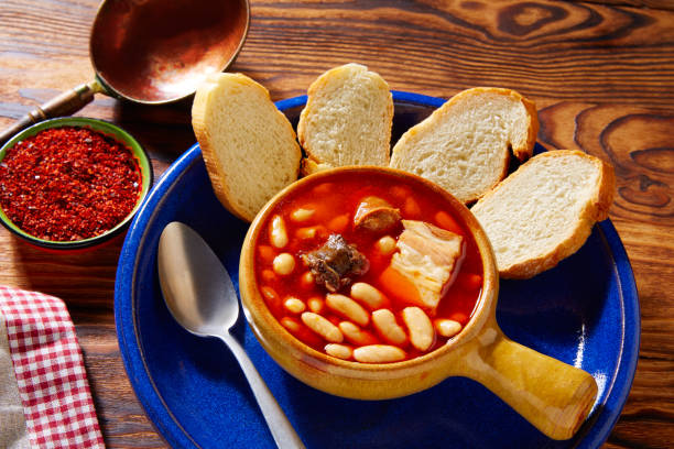 istock Tapas Fabada Asturiana beans and sausage Spain 916474960