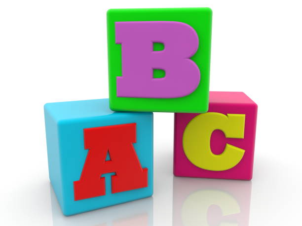 istock Colorful cubes with letter concept.3d illustration 916478316