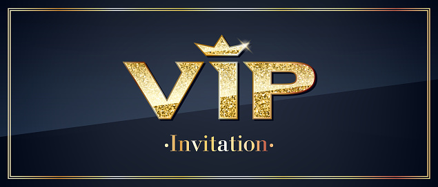Vvip Invites Vip Invitation Card Premium Design Template Stock Illustration ...