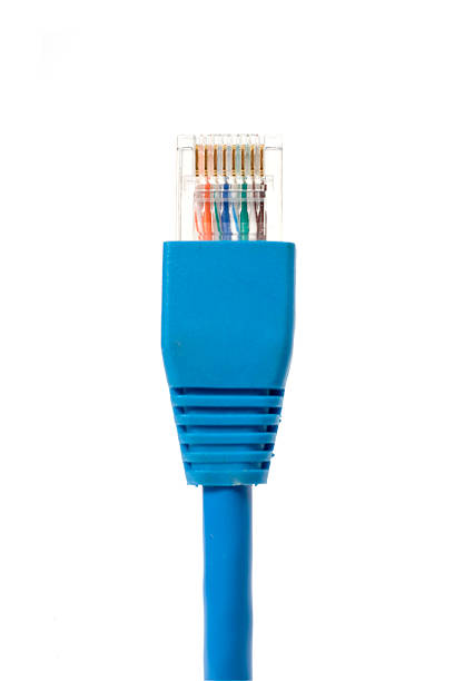 wtyczka sieciowa rj-45 - cable rj45 network connection plug computer zdjęcia i obrazy z banku zdjęć