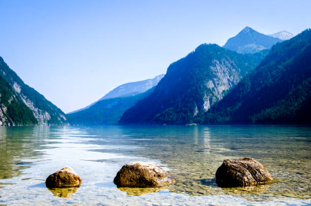 famous koenigsee lake in germany