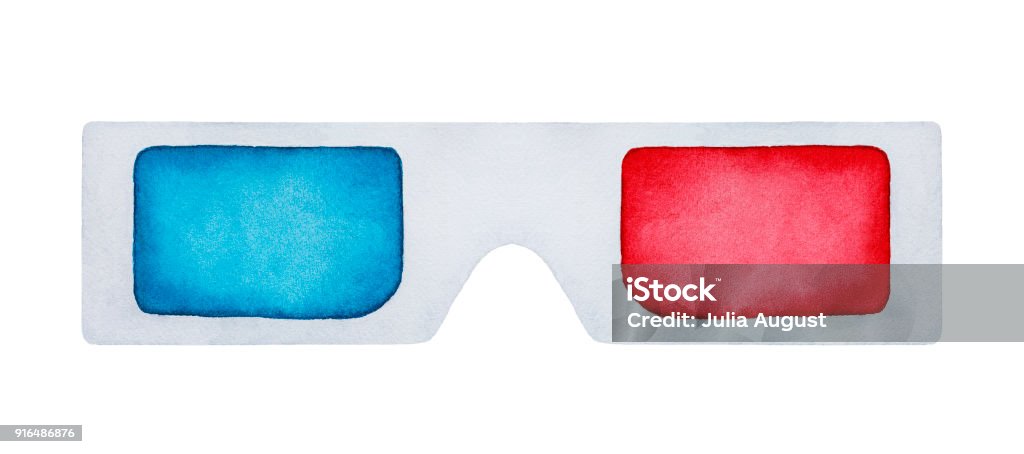 Blacken Perle Blodig Anaglyph 3d Glasses Red Cyan Color Stock Illustration - Download Image Now  - Eyeglasses, Stereoscopic Image, Three Dimensional - iStock