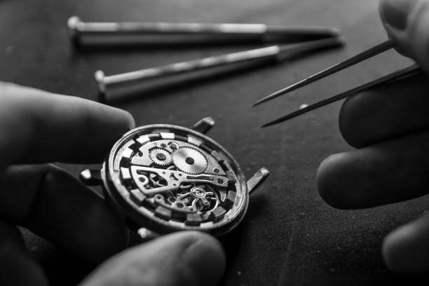 istock Mechanical watch repair 916487082
