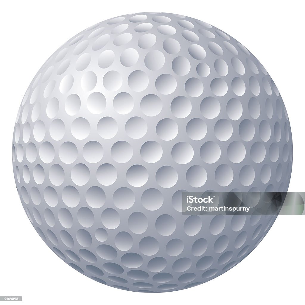 Bola de golfe - Ilustração de Bola de Golfe royalty-free