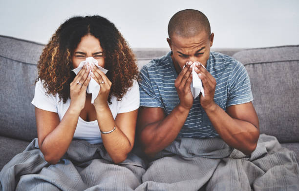 istock Battling against the flu together 916492912