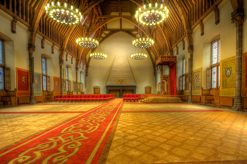 Ridderzaal, or Hall of Knights in The Hague, Holland