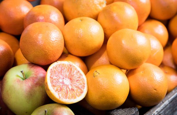 istock Fresh citrus orange fruits 916493884