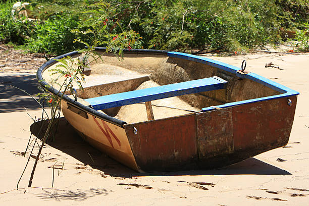 조정 배죠 - rowboat nautical vessel stern wood 뉴스 사진 이미지