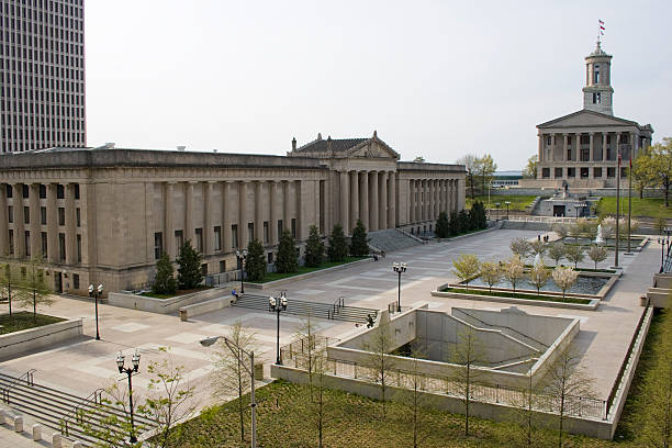 Legislative Plaza, Nashville, Tennessee stock photo