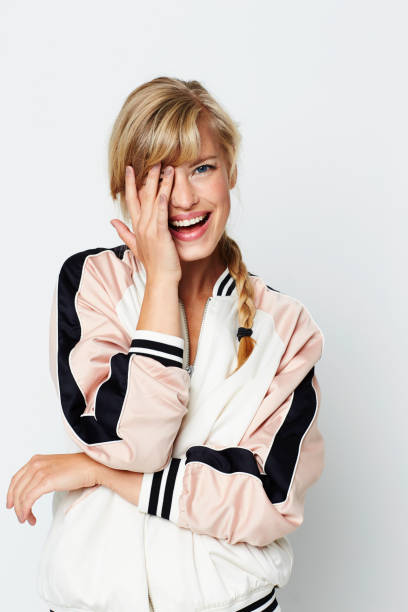 istock Laughing varsity girl 916496890