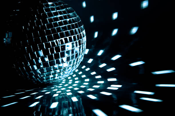 istock A disco ball sparkling in a dark room 91649701