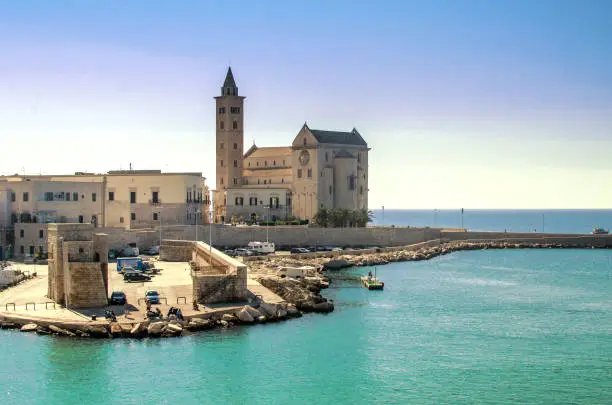 A view of the Cathedral of Trani, Apuglia, Italy