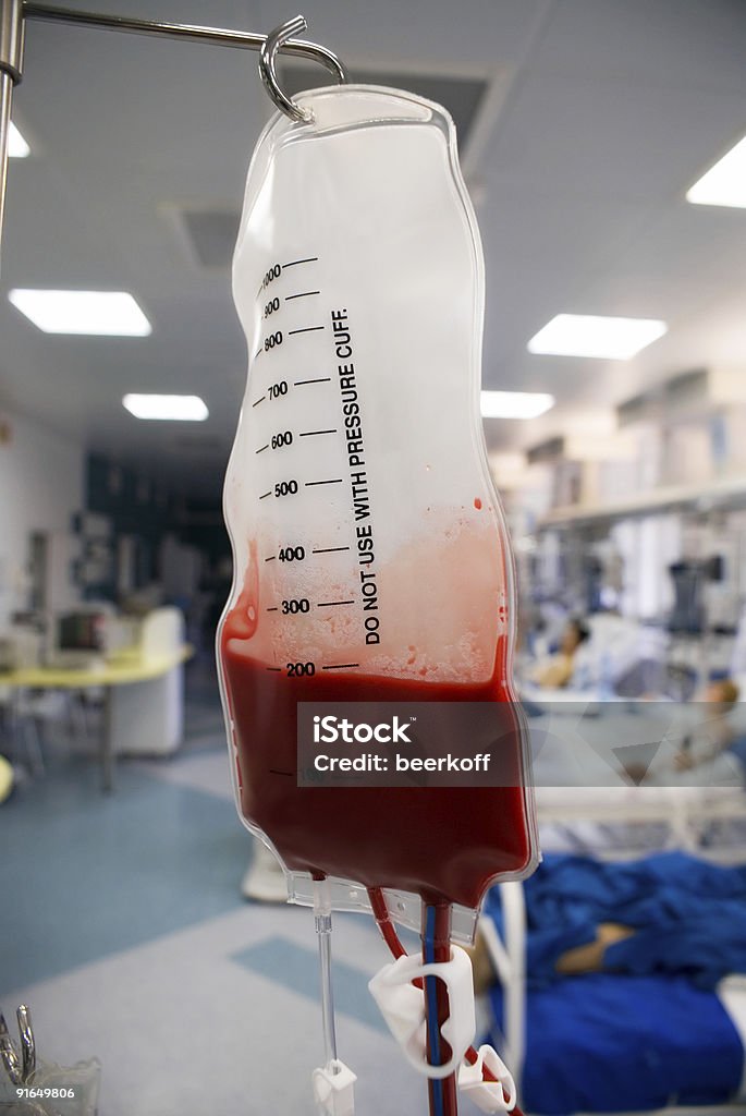 Transfusão de sangue - Foto de stock de Bolsa - Objeto manufaturado royalty-free
