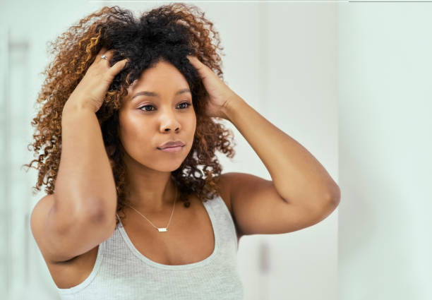 istock My hair has a mind of it's own 916498650