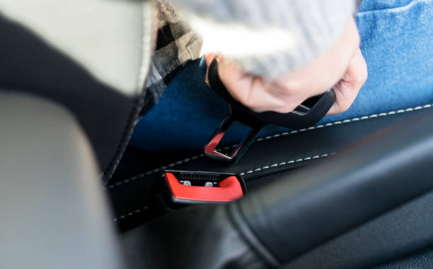 istock safety buckle in car 916505226