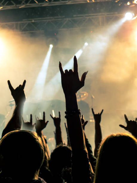 istock Concert crowd in front of a live stage 916515602