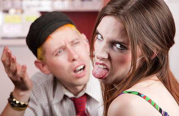 Bad Date  couple on bad date stock pictures, royalty-free photos & images