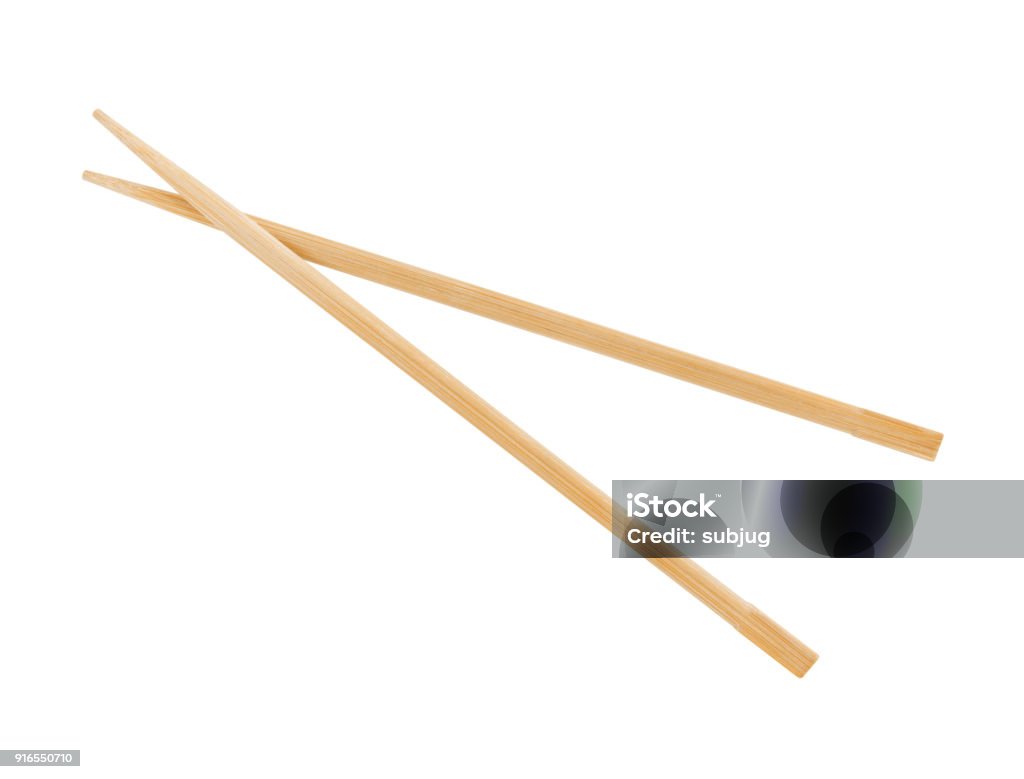 Chopsticks Pair of wooden chopsticks isolated on white (excluding the shadow) Chopsticks Stock Photo