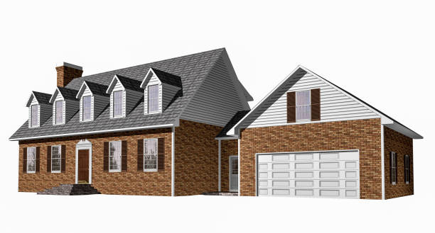 istock 3D House illustration on a white background 916567350