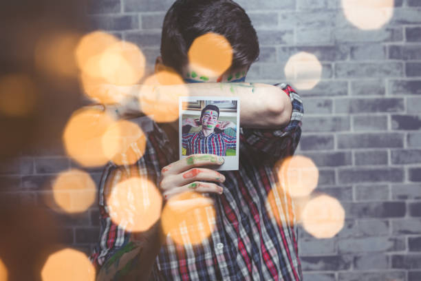 istock Polaroid picture as my portrait 916567474