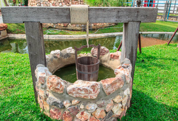groundwater wells in countryside