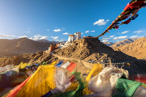 Namgyal Tsemo Gompa en Leh, Ladakh, India. photo