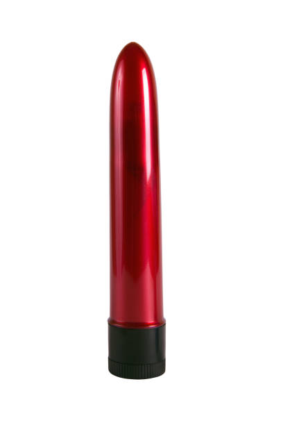 Cтоковое фото Красный вибратор секс игрушка