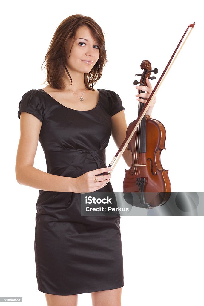 美しい人のバイオリン奏者 - 1人のロイヤリティフリーストックフォト
