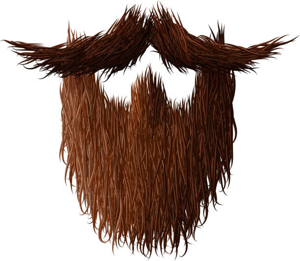 istock Beard of a man. Strong, hairy and curly for No Shave November 916596400