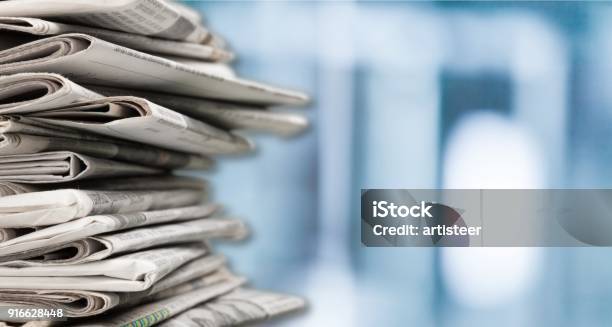 Newspaper Stock Photo - Download Image Now - Newspaper, Journalism, Writing - Activity