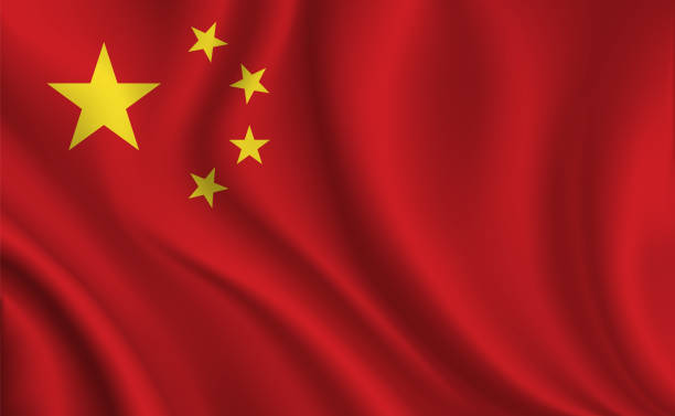 ilustrações de stock, clip art, desenhos animados e ícones de china flag background - chinese flag