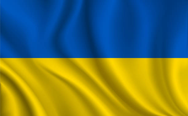 烏克蘭國旗背景 - 烏克蘭文化 圖片 幅  插畫檔、美工圖案、卡通及圖標